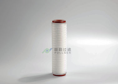 فیلتر کارتریج فیلتراسیون مواد غذایی 0.22um 10 &quot;Nylon66 Pleated Durable